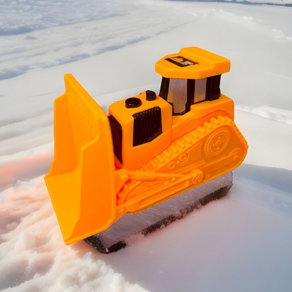 Kid Galaxy Dig It Bulldozer Yellow Plastic Construction Vehicle Rolls Wheels